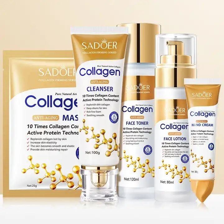 Wholesale SADOER Gold Bone Collagen Anti Aging Essence Liquid Skin Care