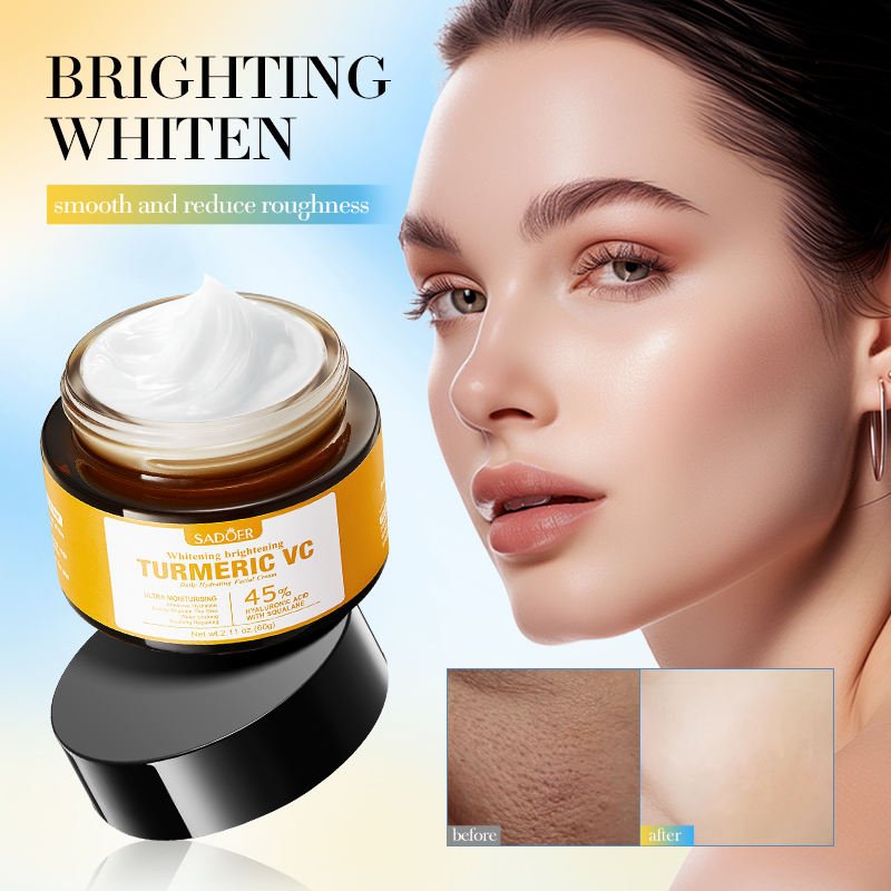 Introducing Sadoer Turmeric Vc 45% Hyaluronic Acid Brightening Skin 